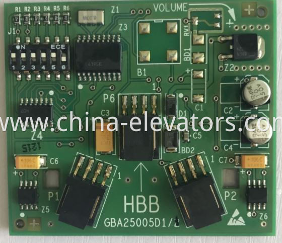 OTIS Elevator HBB GBA25005D1